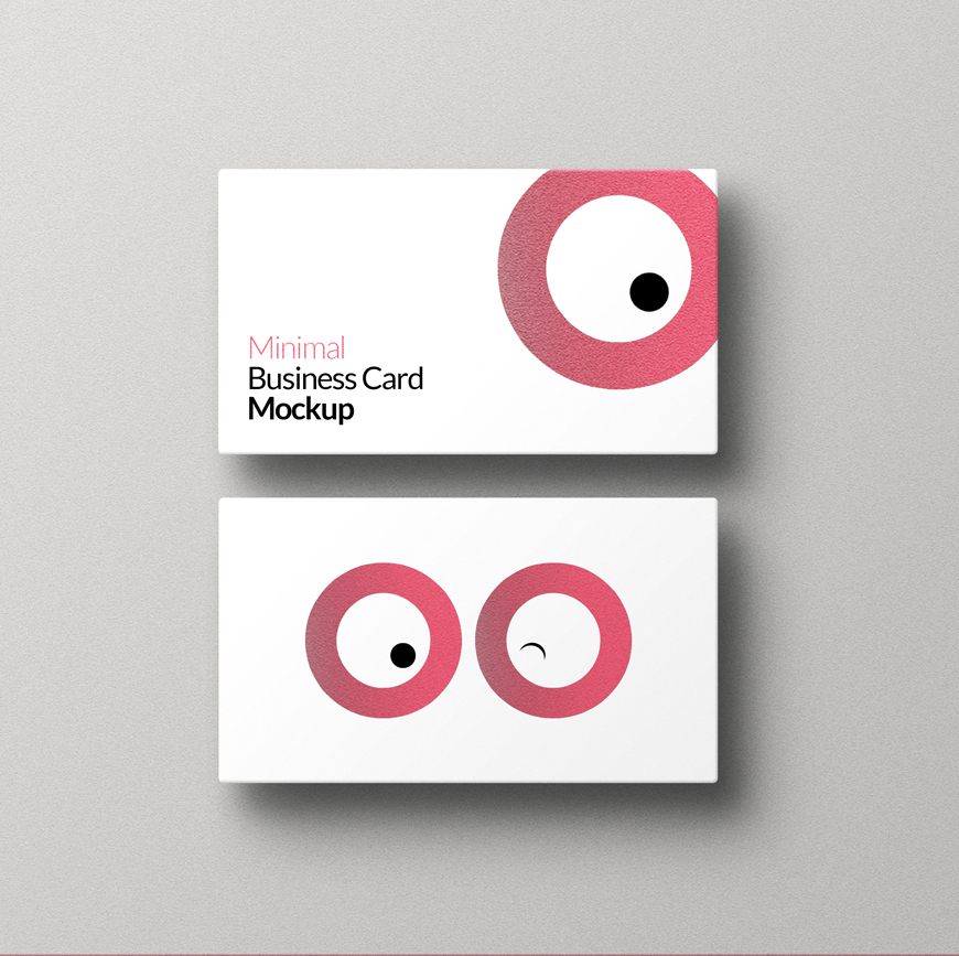 Minimal Business Card Mockup Template