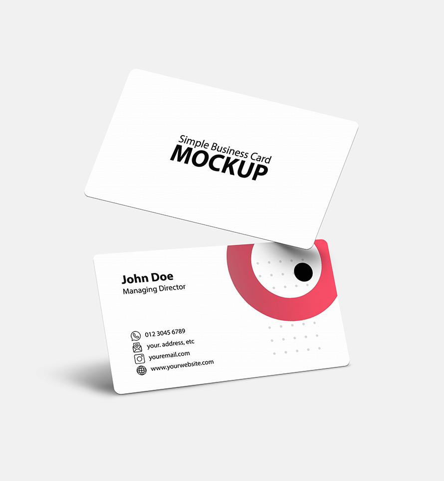 a close-up of a business card