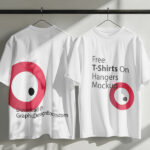 Free T-Shirts on Hangers Mockup Template