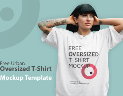 Free Oversized Urban T-shirt Mockup