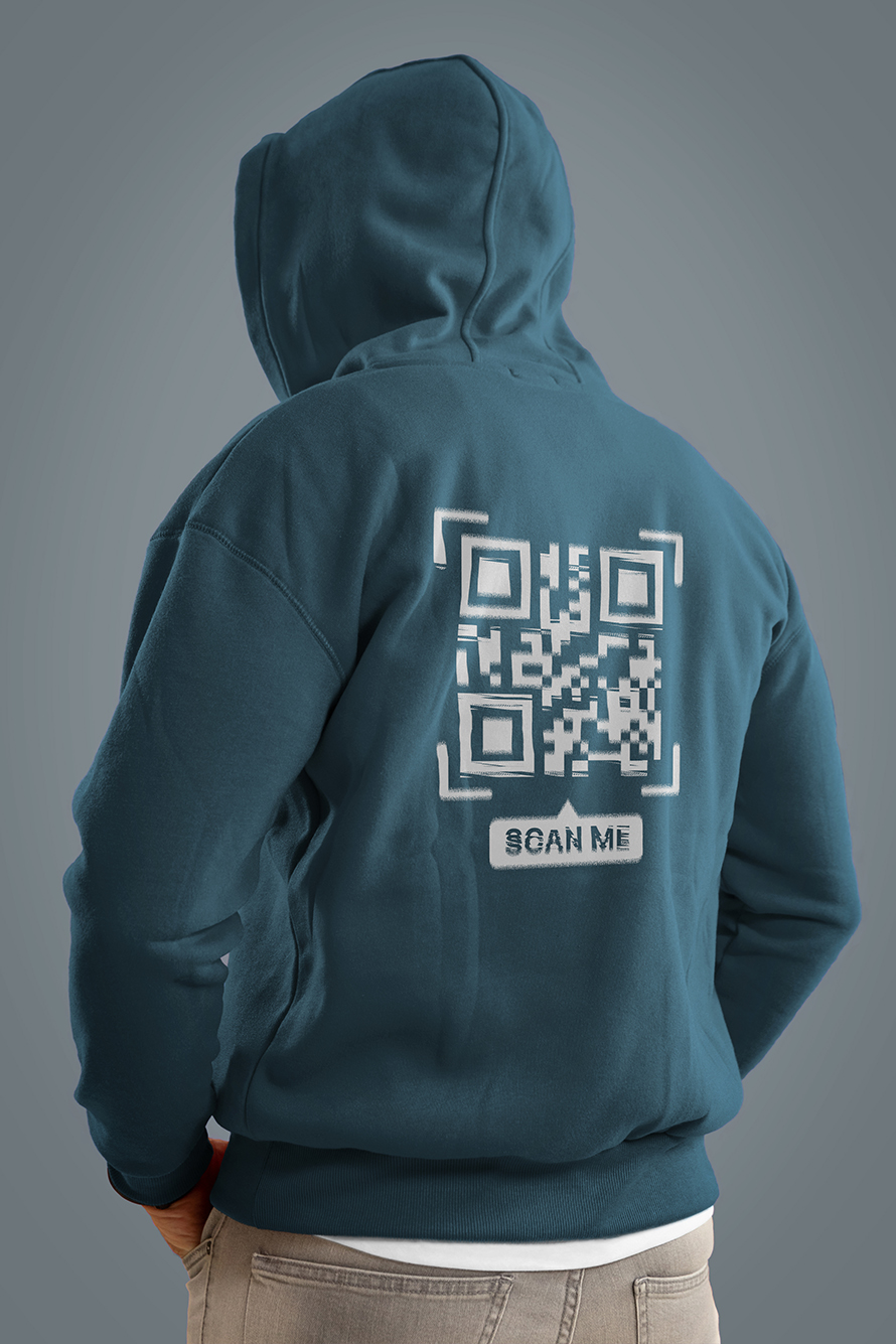 PSD Hoodie Mockup Backside