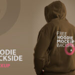 Free PSD Backside Hoodie Mockup Template