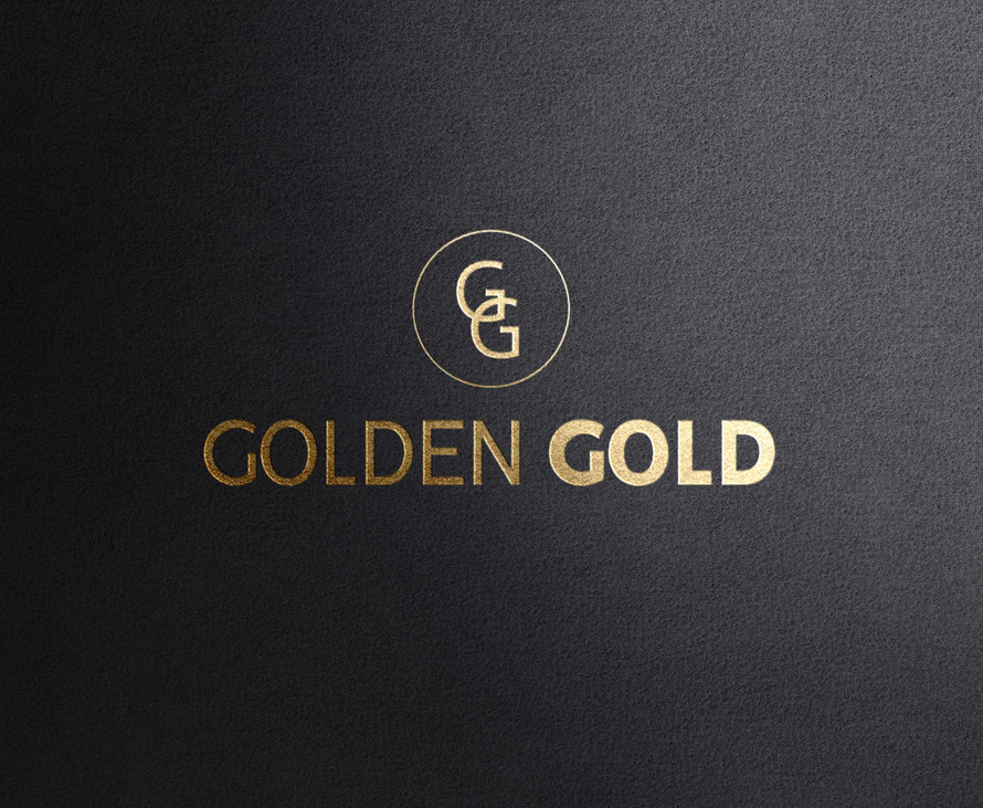 Gold Logo Mockup