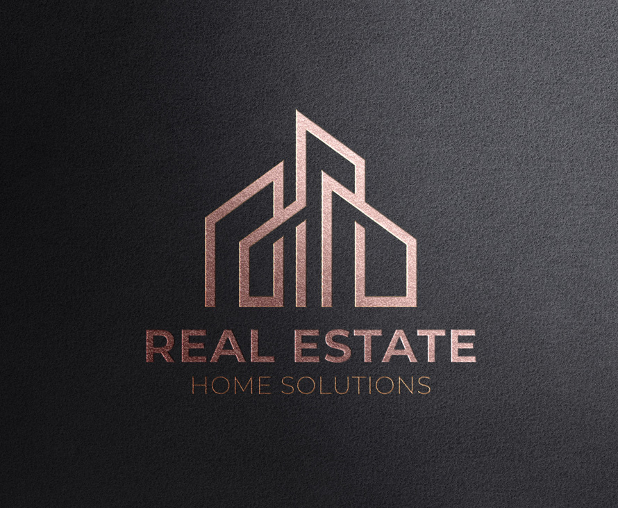 Real Estate Logo Mockup