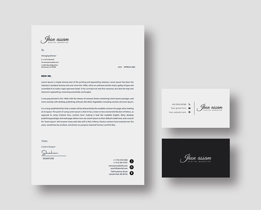 Stationery Mockup Design