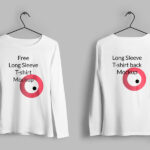 Free Long Sleeve T-Shirt Mockup