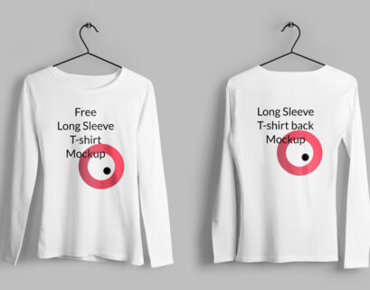 Free Long Sleeve T-Shirt Mockup