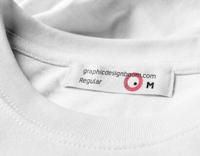 Free T-shirt Label Mockup