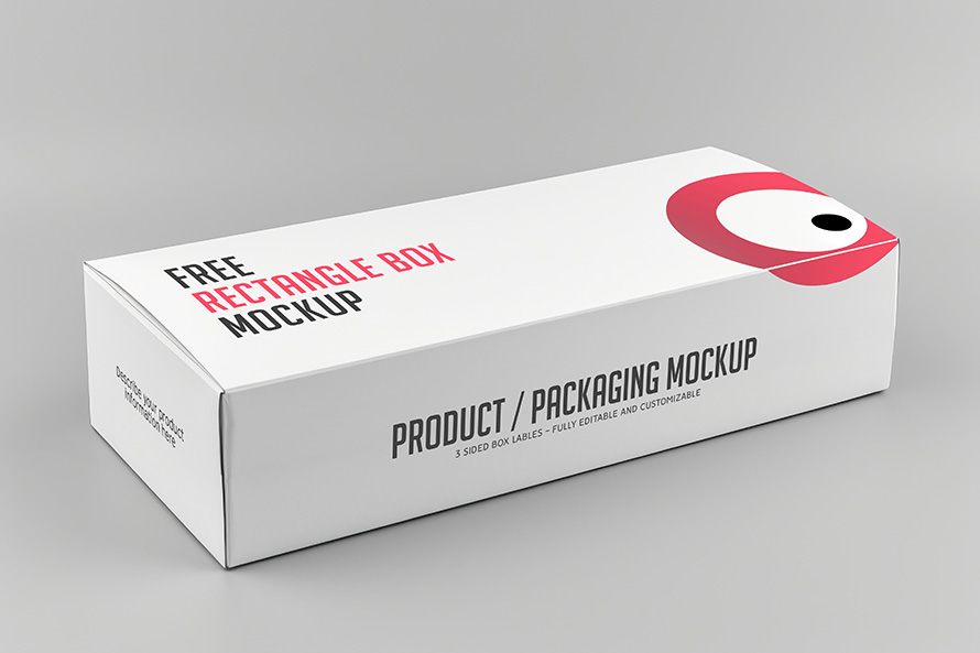 Free Box Mockup - 1