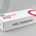 Free Box Mockup for Product Packaging
