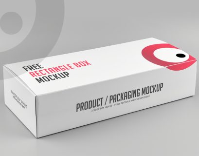 Free Box Mockup for Product Packaging