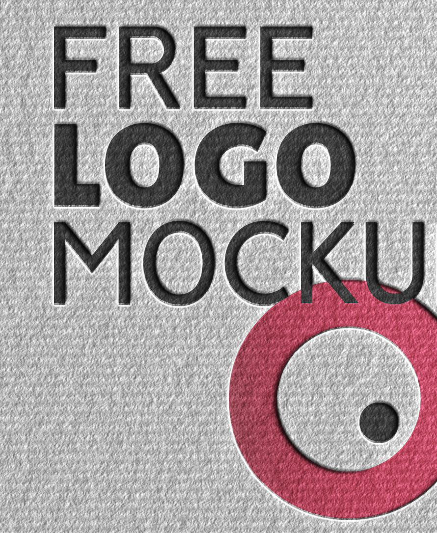 Free Logo Mockup – Logo on Paper Mockup PSD - 5