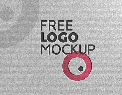 Logo Mockup On Paper - Free PSD