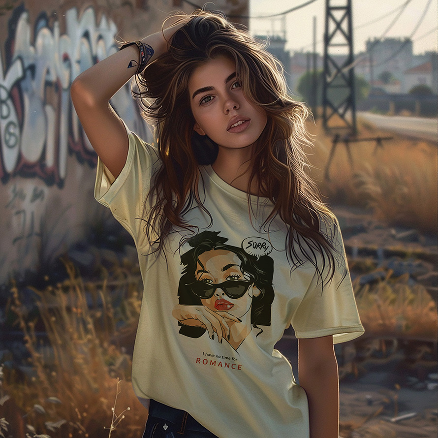 Oversized T-Shirt Mockup Free PSD - 3