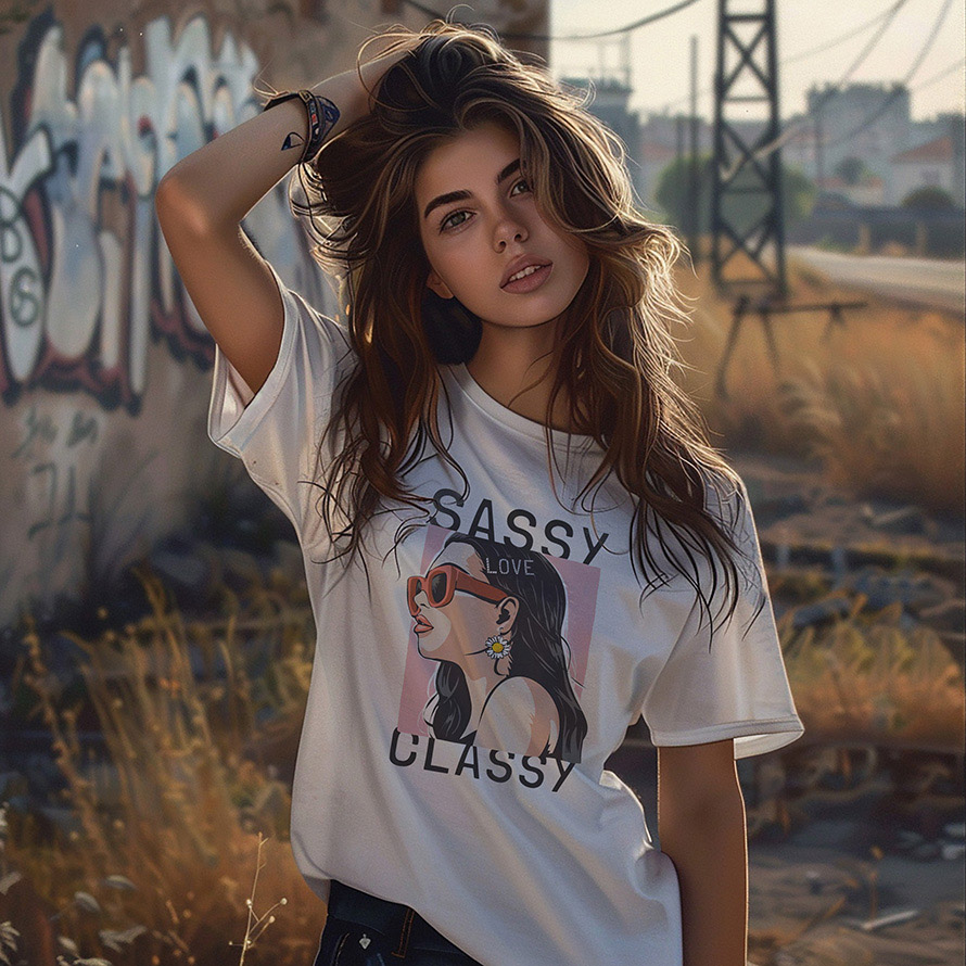 Oversized T-Shirt Mockup Free PSD - 4