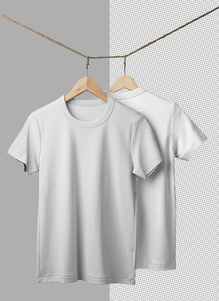 T-Shirt On Hanger Mockup Free PSD - 5