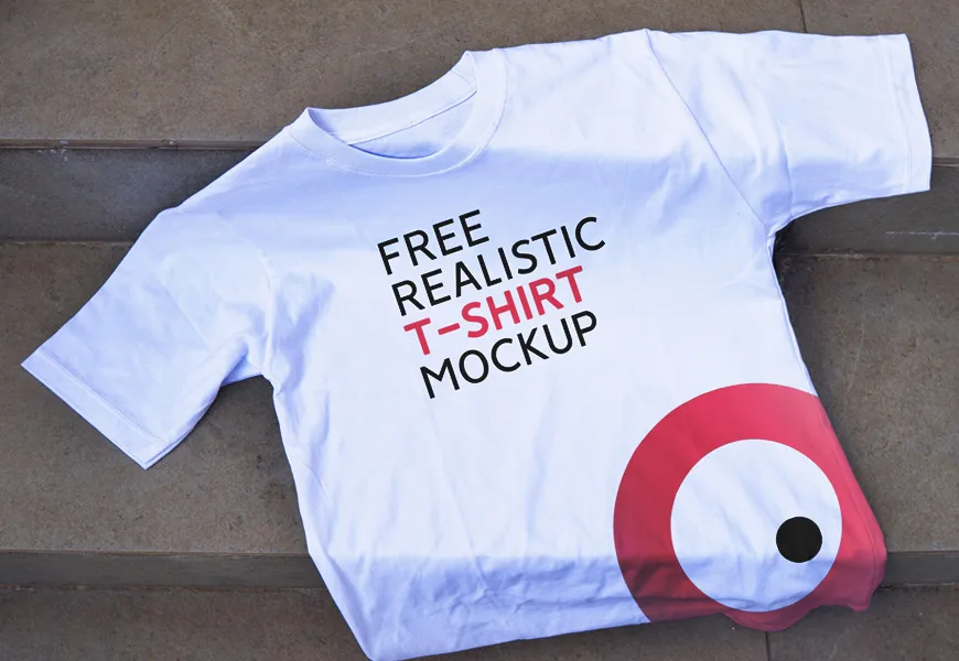 Free Realistic T-Shirt Mockup
