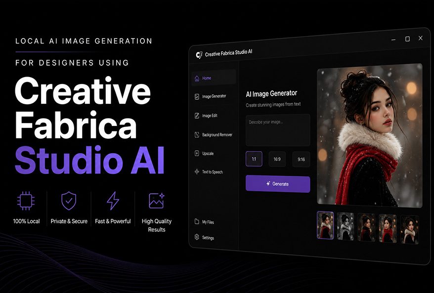 Local AI Image Generation for Designers Using Creative Fabrica Studio AI