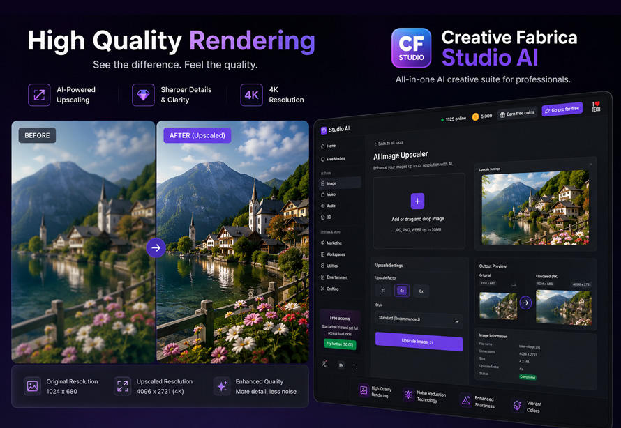 High Quality Rendering Makes Your Ideas Look More Professional